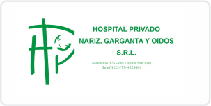 hospital privado nariz, garganta y oidos S.R.L