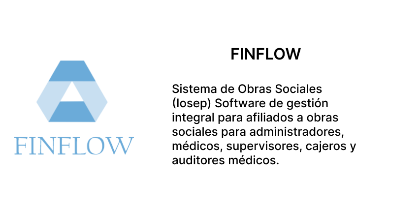 finflow iosep Software de gestión para afiliados a obras sociales